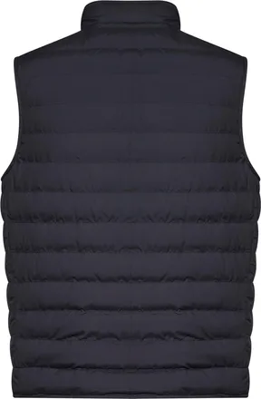 Brunello Cucinelli Mens Padded Vest Navy Blue Nylon Polyester & Down Jackets