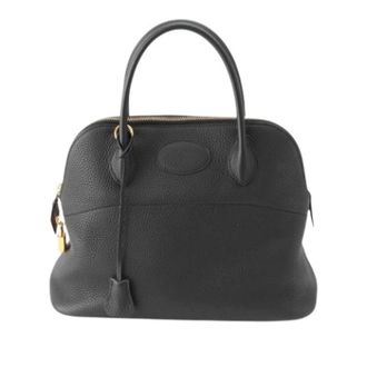 Herm&egrave;s Pre-owned Bolide 31 - Dames - Pre-owned - Zwart - Maat: ONE Size Leer