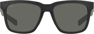 Costa 6S9029 Pescador Polarized 902906 Mens Sunglasses Grey Size 55