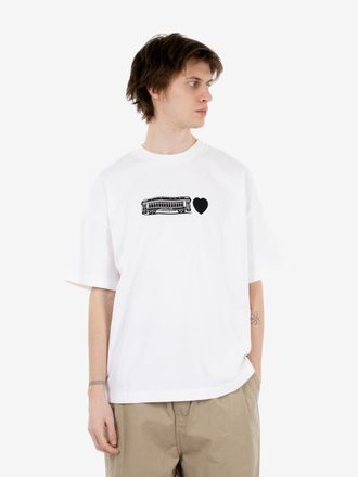 Carhartt Work in Progress S/S Deconstructed label t-shirt white