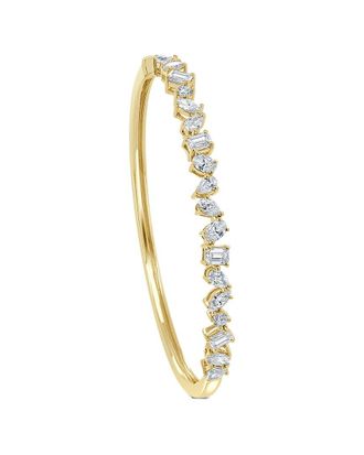 Sabrina Designs 14K 2.99 Ct. Tw. Diamond Flexible Bangle Bracelet
