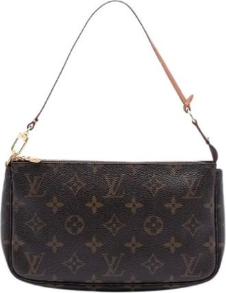Louis Vuitton Pre-owned Shoulder Bags, female, Brown, Size: ONE SIZE Pre-owned Pochette Accessoires