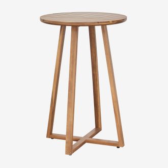 Sklum Mesa Alta De Jard&iacute;n Redonda &Oslash;70 Cm En Madera De Acacia Magda Sklum