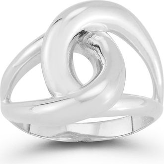 Glaze Jewelry Bold Knot Ring in Silver at Nordstrom Rack, Size 8