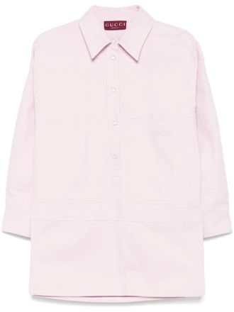Gucci canvas overshirt - Pink