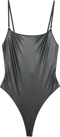 Maison Close Costume intero Splash monospalla - Grigio