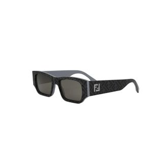 Fendi Sunglasses, unisex, Gray, 54 MM, Squared Grey Sunglasses Evolution