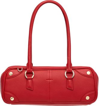Hammitt Small Meredith Leather Shoulder Bag in Chili Red/gold at Nordstrom