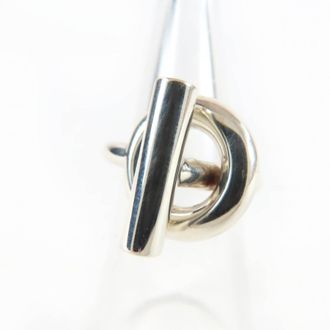 Herm&egrave;s Silver Silver 925 Band Ring (Pre-Owned)