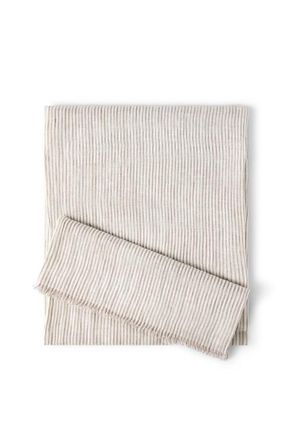 Brunello Cucinelli Sparkling striped linen scarf in Panama at Nordstrom