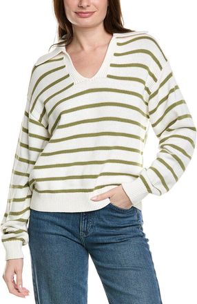 Proenza Schouler Prozena Schouler Stripe Murphy Cashmere-Blend Sweater