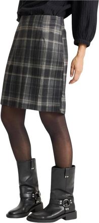 In Front Sirid Skirt - Dames - Korte rokken - Zwart - 2XL - Rokken