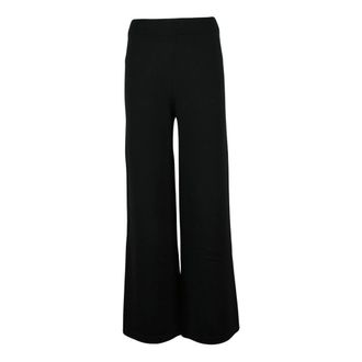 Max Mara Tuta in Maglia - Dames - Broeken - Zwart - Maat: M Wol