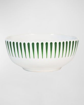 Juliska Sitio Stripe Basil Cereal/Ice Cream Bowl