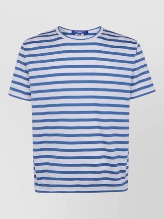 Junya Watanabe crew neck striped short sleeve t shirt
