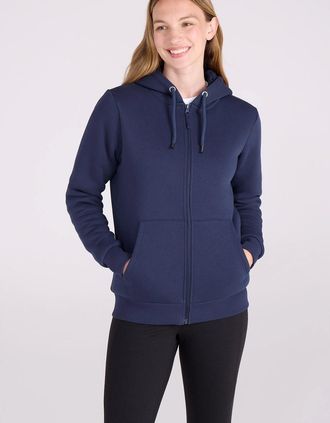 Mountain Warehouse Womens Mountain Warehouse Womens/Ladies Dalton Sherpa Lined Full Zip Hoodie - Navy - Size: 12