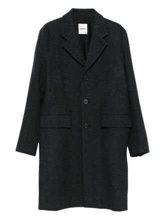 Sandro three-button wool coat - men - Cashmere/Polyamide/Wool/Viscose/Cotton - S - Grey