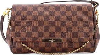 Louis Vuitton Favorite Handbag Damier MM crossbody bag - Marrone