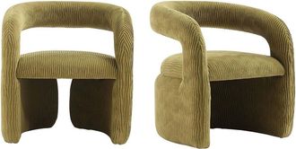 Manhattan Comfort Modern Corvette Velvet Dining Chair