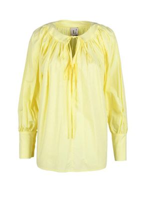 L'autre Chose Yellow Cotton Blouse