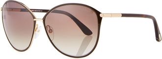 Tom Ford Penelope Metal Butterfly Sunglasses