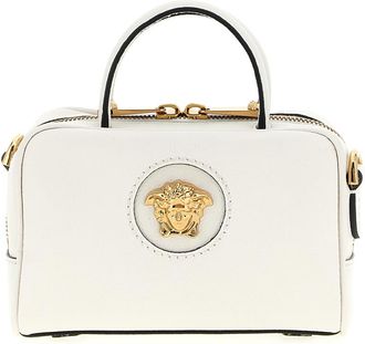 Versace White La Medusa Mini Satchel