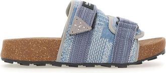 Flower Mountain Niwa Slides - Dames - Sandalen - Blauw - 36 EU - Su&egrave;de - Schoenen