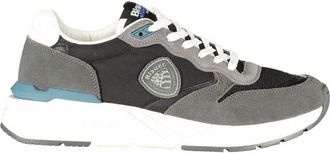 Blauer Polyurethane Men Mens Sneaker