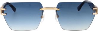 Dsquared2 Hype Palladium Zonnebril - Heren - Zonnebrillen - Geel - 58 MM - Accessoires
