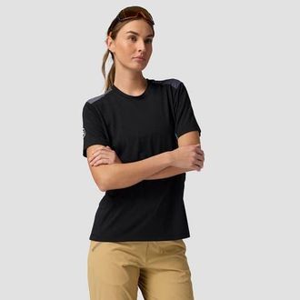 Backcountry Slickrock Drirelease Tech T-Shirt - Womens in Black/turbulence at Nordstrom, Size X-Small