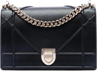 Dior Pre-owned Diorama Schoudertas - Dames - Vintage Schoudertas - Zwart - ONE Size - Leer - Vintage