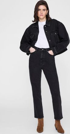 Anine Bing Quincy Jacket in Vintage Black at Nordstrom, Size X-Small