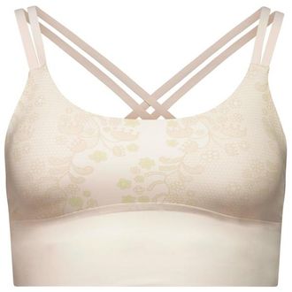Chillaz Ligurien Sport-BH f&uuml;r Damen | beige/wei&szlig;
