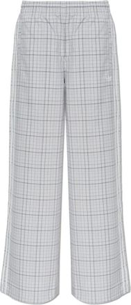 adidas Wide-leg Broeken - Dames - Wijde Broeken - Grijs - S - Polyester - Broeken