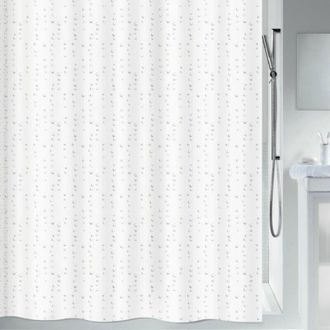 Spirella Spirella - Cortina De Ducha Poli&eacute;ster Wet 240x180cm Blanco Efecto Perla
