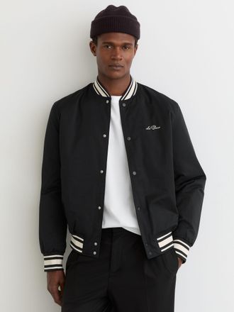 Les Deux Black Tech Bomber Jacket, Xxl