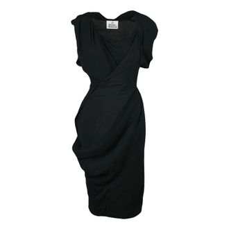 Vivienne Westwood Dames, Jurken, Zwart, Maat: 2XS Viscose