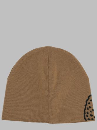 Lacoste RB3021_THZ Wool Jacquard Crocodile Beanie - Beige
