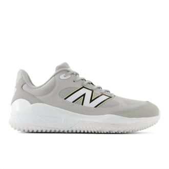New Balance Mens Fresh Foam 3000V7 Turf-Trainer Baseball Shoes In Grey/white