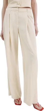 Mango Tailored Straight Leg Pants in Light/pastel Grey at Nordstrom, Size 8