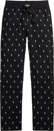 Polo Ralph Lauren Pantaloni pigiama Pony in cotone - Nero