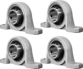 OEM Cuatro Rodamientos De 20 Mm Con Soportes, Rodamientos De Aleaci&oacute;n De Zinc, Brida De Mandrinado Autom&aacute;tico, Rodamientos De Aleaci&oacute;n De Zinc, Carcasas D