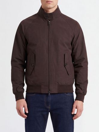 Baracuta Bomber con collo alto, chiusura a zip e tasche con patta