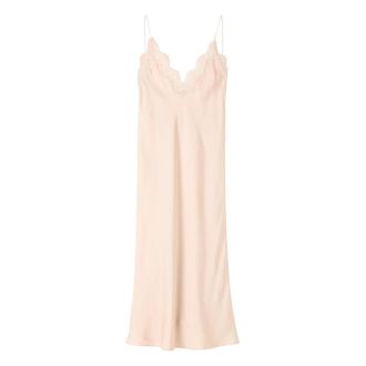 R&oacute;he Midi Dresses, female, Pink, Size: L Silk Lace Slipdress