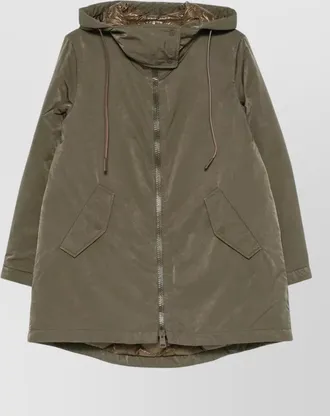 Herno ripstop hooded parka coat