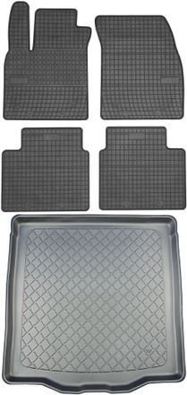 OEM Juego De Alfombrillas De Goma Para Coche Y Alfombrilla Para Maletero Para Ford Focus Iv Sed&aacute;n Desde Septiembre De 2018