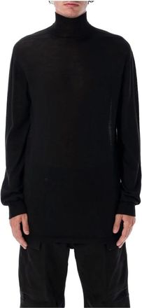 Rick Owens Oversized Turtle Pullover - Heren - Coltruien - Zwart - L - Wol - Truien & Vesten