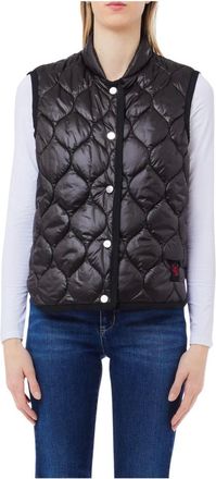 Liu Jo Jassen, Dames, Zwart, L, Nylon, Gewatteerd Vest