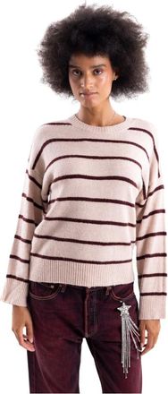 H2O Jersey de cuello redondo - Knitwear - Mujer - Rosa - L