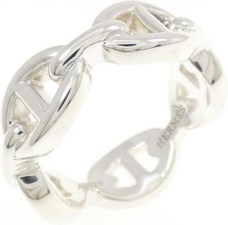Herm&egrave;s Silver 925 Band Ring (Pre-Owned)